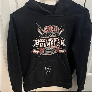 Adidas Black Graphic Hoodie